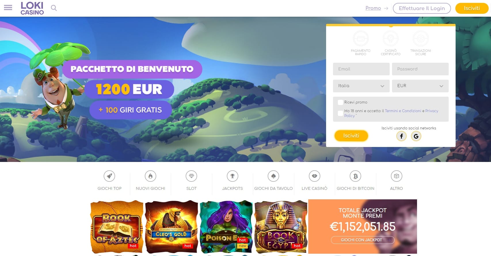 Loki Casino pacchetto di benvenuto Loki Casino pacchetto di benvenuto